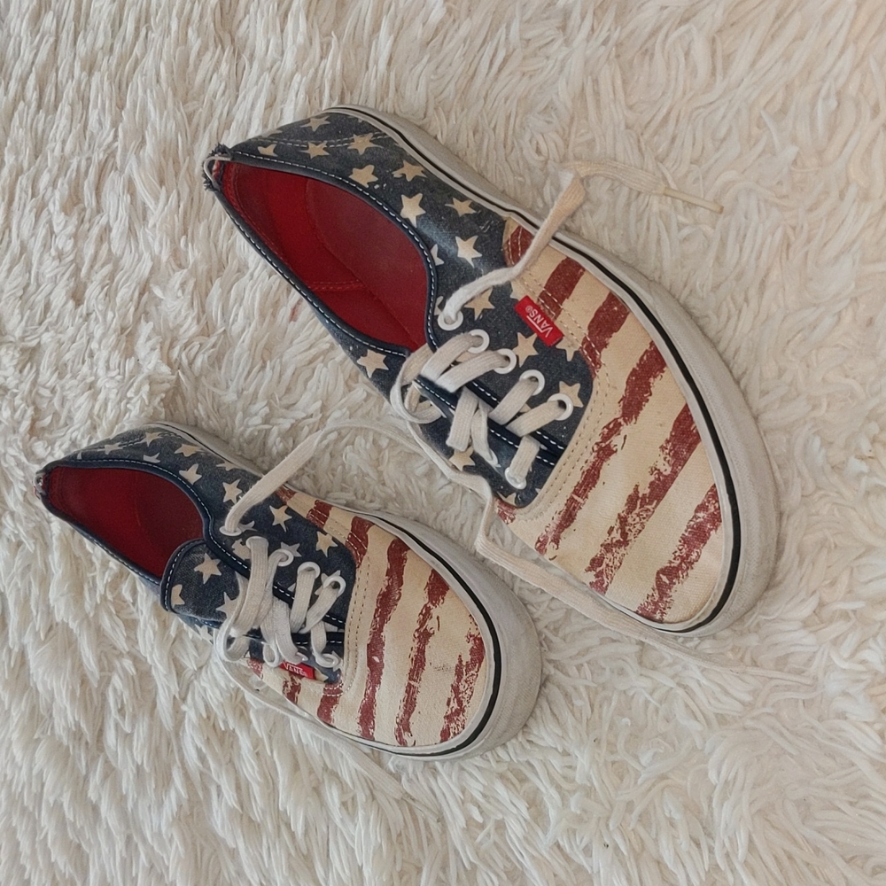 American Flag Vans